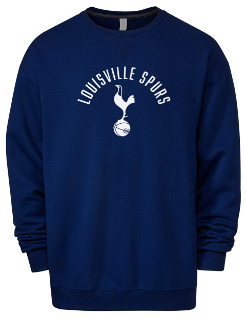 Arched Louisville Spurs Premium Unisex Crewneck Sweatshirt | Swagsta