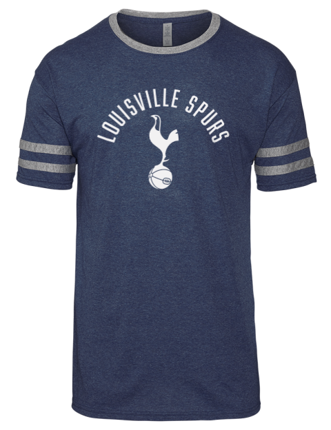 Arched Louisville Spurs Men's Tri-Blend T-Shirt | Swagsta
