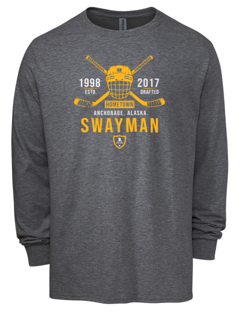 Heritage Jeremy Swayman Men's Premium Blend Long Sleeve-T-Shirt | Swagsta