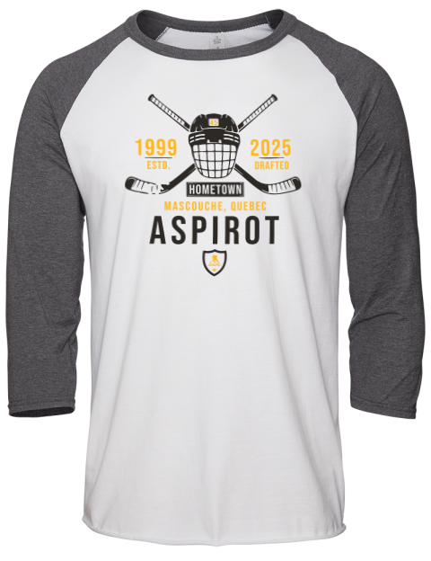 Classic Heritage Jonathan Aspirot Unisex Premium Three-Quarter Raglan T-Shirt | Swagsta