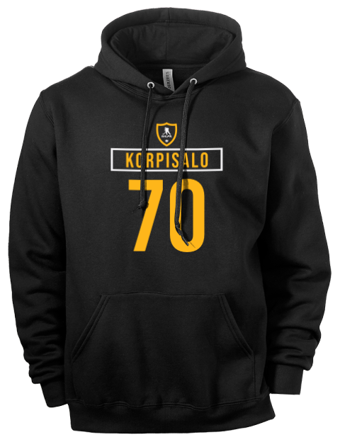 Away Jersey Joonas Korpisalo Eco Premium Unisex Hooded Sweatshirt | Swagsta