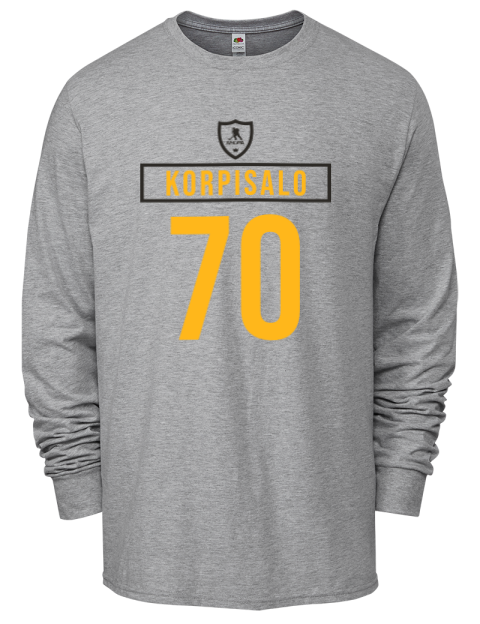 Home Jersey Joonas Korpisalo Men's Long-Sleeve T-Shirt | Swagsta