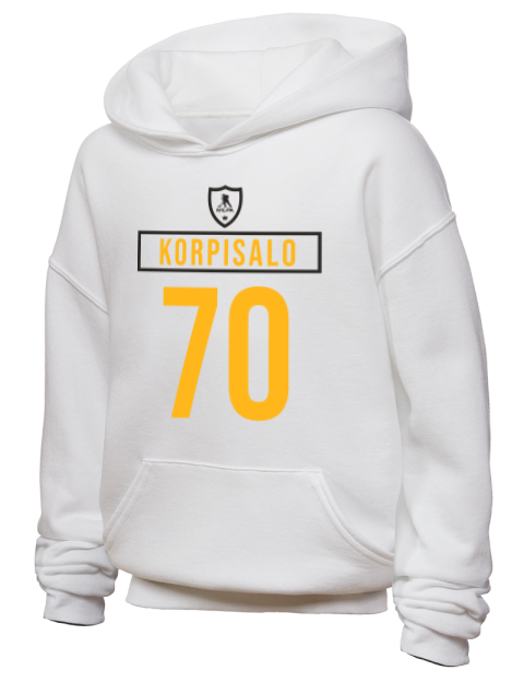 Home Jersey Joonas Korpisalo Youth Hooded Sweatshirt | Swagsta
