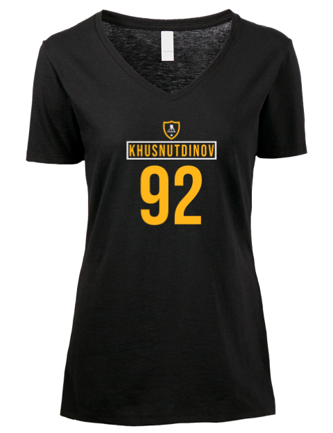 Away Jersey Marat Khusnutdinov Premium Ladies V-Neck T-Shirt | Swagsta