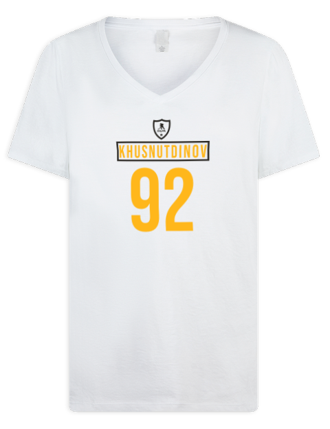 Home Jersey Marat Khusnutdinov Premium Ladies V-Neck T-Shirt | Swagsta