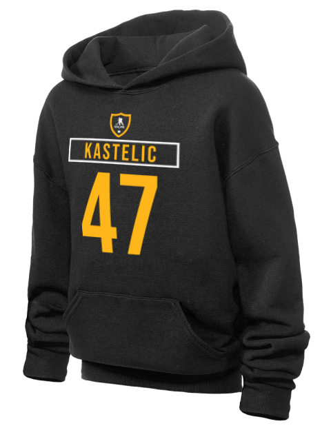 Away Jersey Mark Kastelic Youth Hooded Sweatshirt | Swagsta