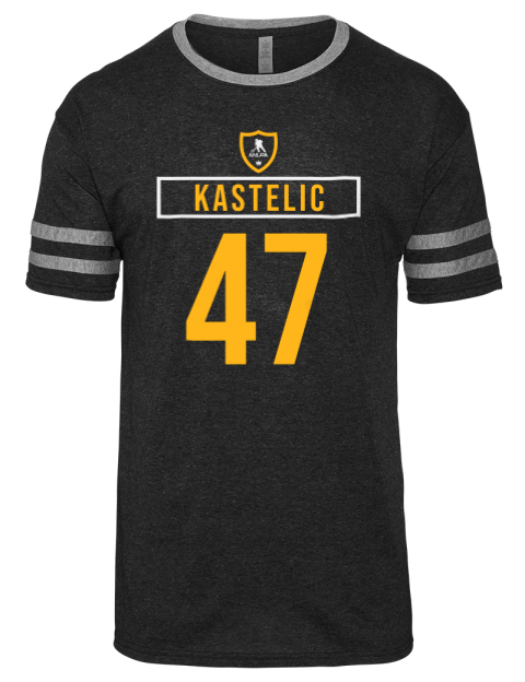 Away Jersey Mark Kastelic Men's Tri-Blend T-Shirt | Swagsta