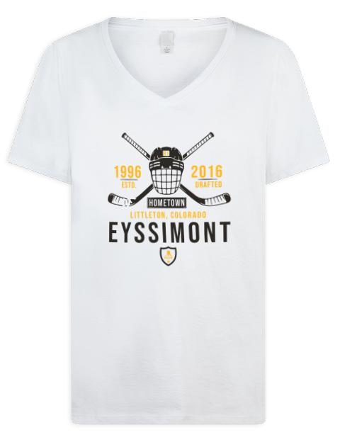 Classic Heritage Michael Eyssimont Premium Ladies V-Neck T-Shirt | Swagsta