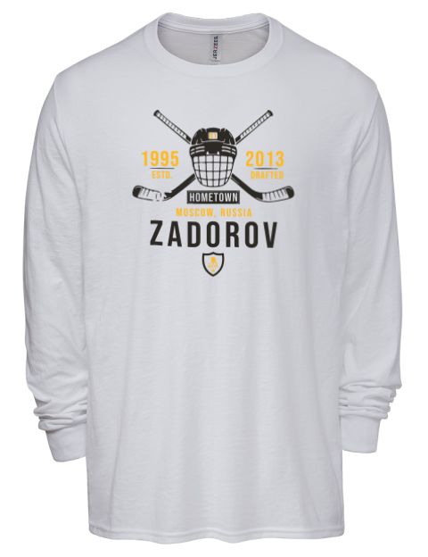 Classic Heritage Nikita Zadorov Men's Premium Blend Long Sleeve-T-Shirt | Swagsta