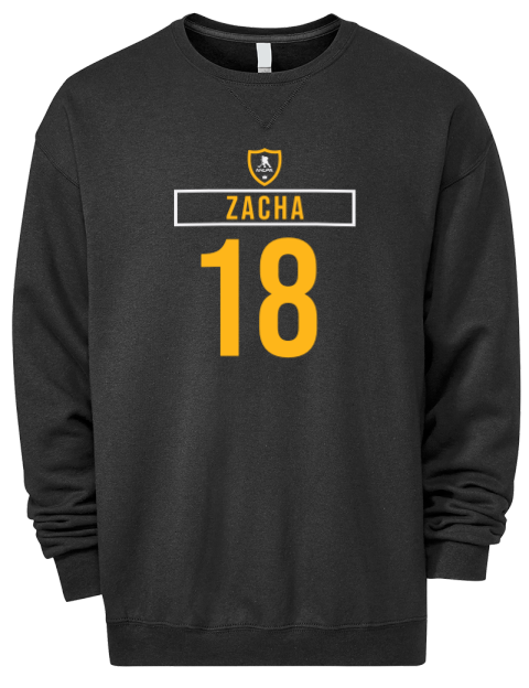 Away Jersey Pavel Zacha Premium Unisex Crewneck Sweatshirt | Swagsta