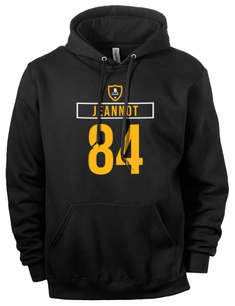 Away Jersey Tanner Jeannot Eco Premium Unisex Hooded Sweatshirt | Swagsta
