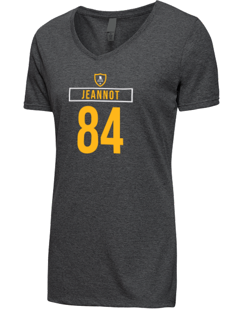 Away Jersey Tanner Jeannot Premium Ladies V-Neck T-Shirt | Swagsta