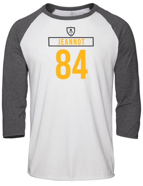 Home Jersey Tanner Jeannot Unisex Premium Three-Quarter Raglan T-Shirt | Swagsta
