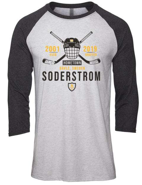 Classic Heritage Victor Soderstrom Unisex Premium Three-Quarter Raglan T-Shirt | Swagsta