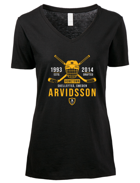 Heritage Viktor Arvidsson Premium Ladies V-Neck T-Shirt | Swagsta