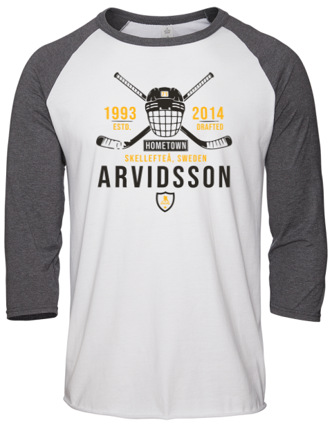 Classic Heritage Viktor Arvidsson Unisex Premium Three-Quarter Raglan T-Shirt | Swagsta