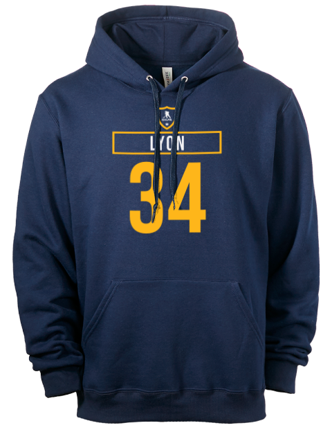 Away Jersey Alex Lyon Eco Premium Unisex Hooded Sweatshirt | Swagsta