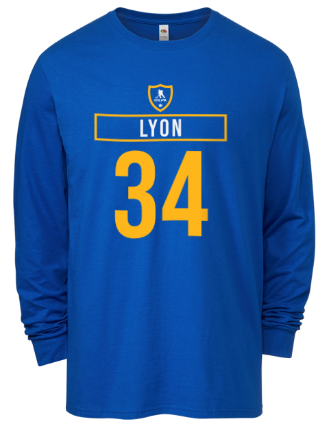 Away Jersey Alex Lyon Men's Long-Sleeve T-Shirt | Swagsta