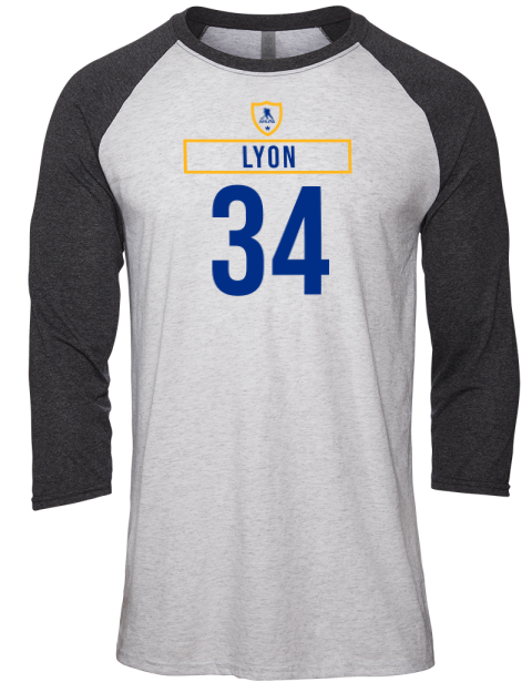 Home Jersey Alex Lyon Unisex Premium Three-Quarter Raglan T-Shirt | Swagsta
