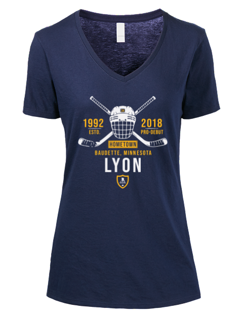 Heritage Alex Lyon Premium Ladies V-Neck T-Shirt | Swagsta