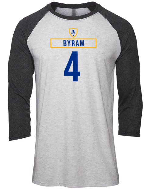 Home Jersey Bowen Byram Unisex Premium Three-Quarter Raglan T-Shirt | Swagsta