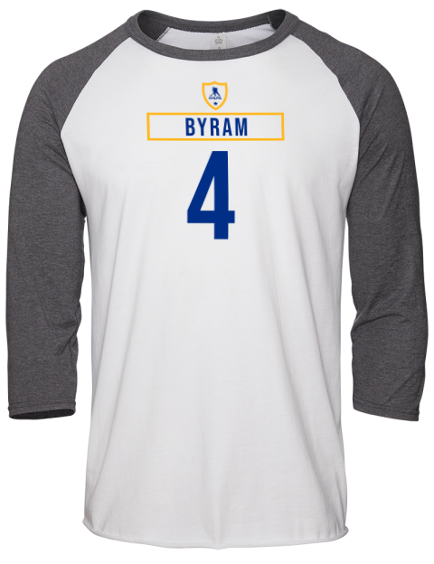 Home Jersey Bowen Byram Unisex Premium Three-Quarter Raglan T-Shirt | Swagsta