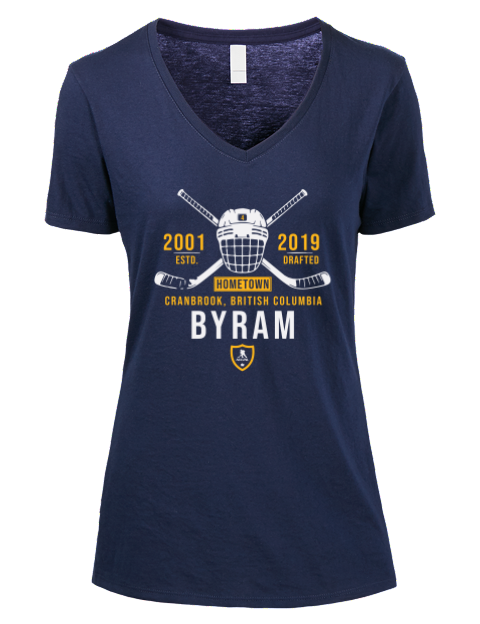 Heritage Bowen Byram Premium Ladies V-Neck T-Shirt | Swagsta