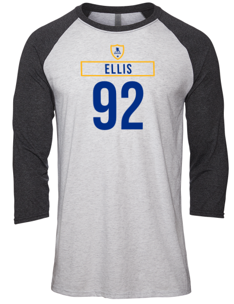Home Jersey Colten Ellis Unisex Premium Three-Quarter Raglan T-Shirt | Swagsta