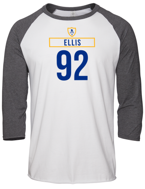 Home Jersey Colten Ellis Unisex Premium Three-Quarter Raglan T-Shirt | Swagsta