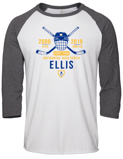Classic Heritage Colten Ellis Unisex Premium Three-Quarter Raglan T-Shirt | Swagsta