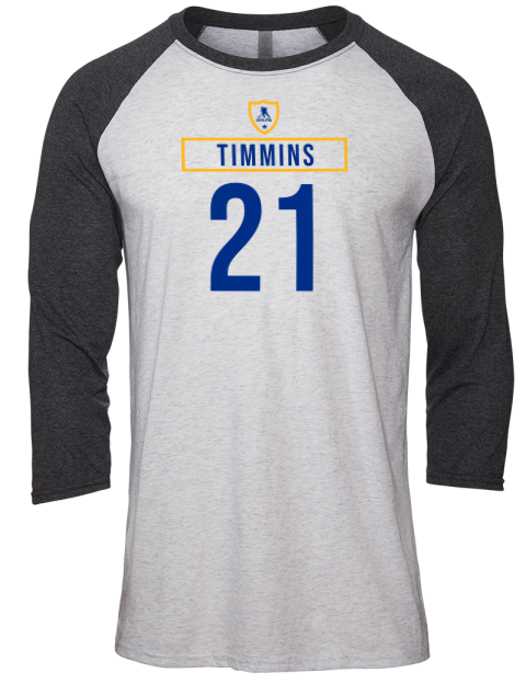 Home Jersey Conor Timmins Unisex Premium Three-Quarter Raglan T-Shirt | Swagsta