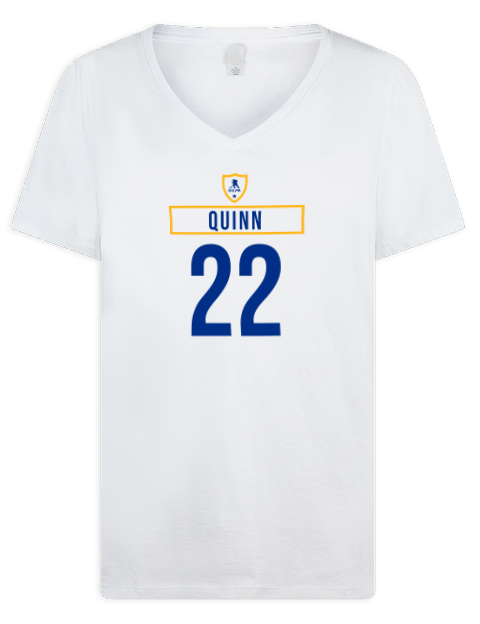 Home Jersey Jack Quinn Premium Ladies V-Neck T-Shirt | Swagsta
