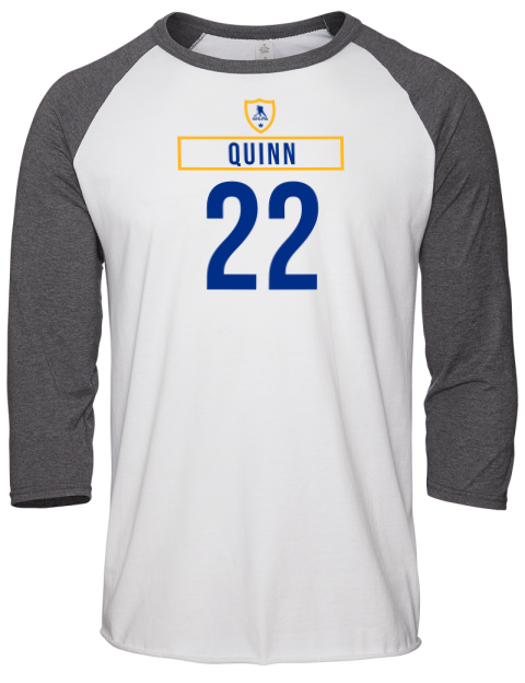 Home Jersey Jack Quinn Unisex Premium Three-Quarter Raglan T-Shirt | Swagsta