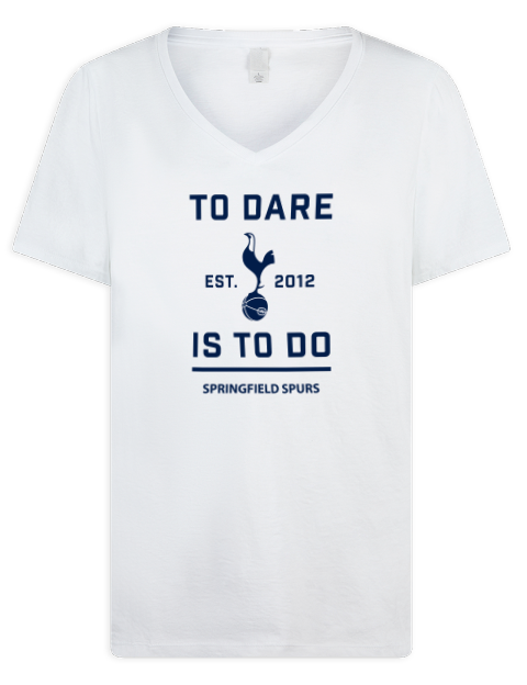 To Dare Springfield Spurs Premium Ladies V-Neck T-Shirt | Swagsta