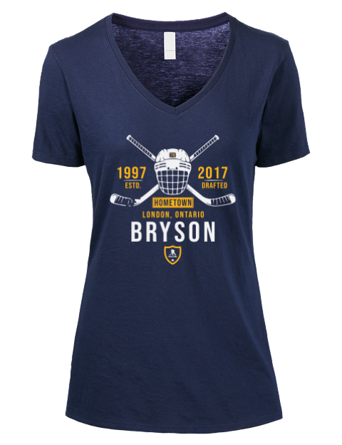 Heritage Jacob Bryson Premium Ladies V-Neck T-Shirt | Swagsta