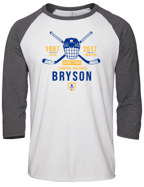 Classic Heritage Jacob Bryson Unisex Premium Three-Quarter Raglan T-Shirt | Swagsta