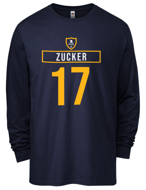 Away Jersey Jason Zucker Men's Long-Sleeve T-Shirt | Swagsta