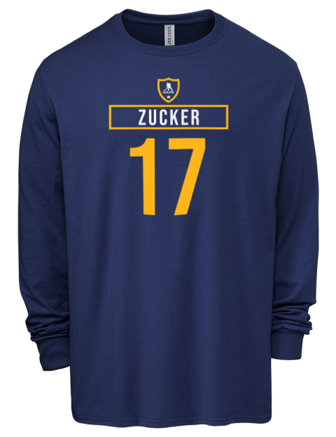 Away Jersey Jason Zucker Men's Premium Blend Long Sleeve-T-Shirt | Swagsta