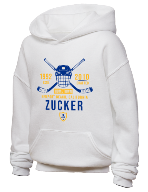 Classic Heritage Jason Zucker Youth Hooded Sweatshirt | Swagsta