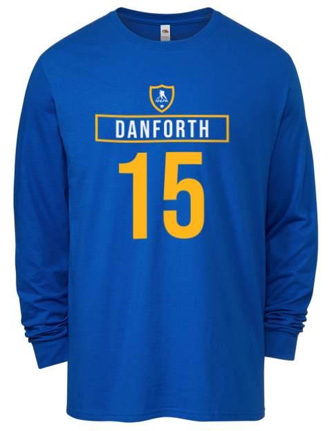 Away Jersey Justin Danforth Men's Long-Sleeve T-Shirt | Swagsta