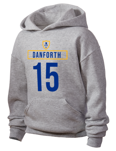 Home Jersey Justin Danforth Youth Hooded Sweatshirt | Swagsta