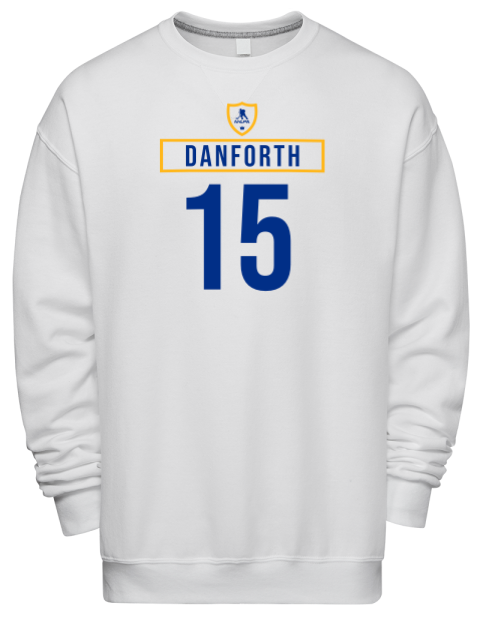 Home Jersey Justin Danforth Premium Unisex Crewneck Sweatshirt | Swagsta