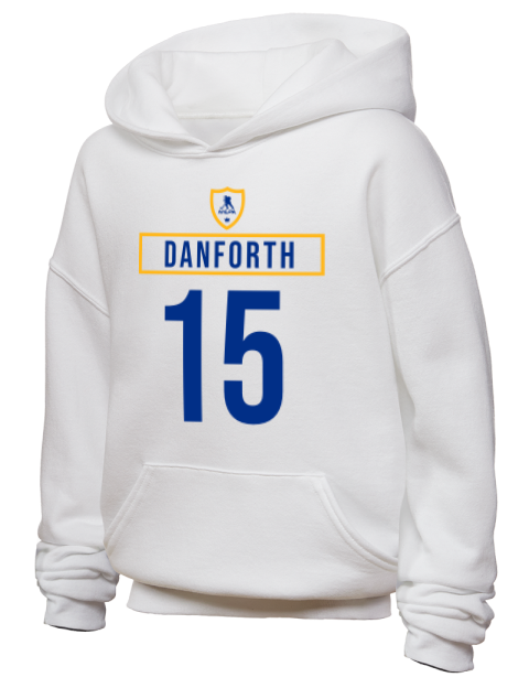 Home Jersey Justin Danforth Youth Hooded Sweatshirt | Swagsta
