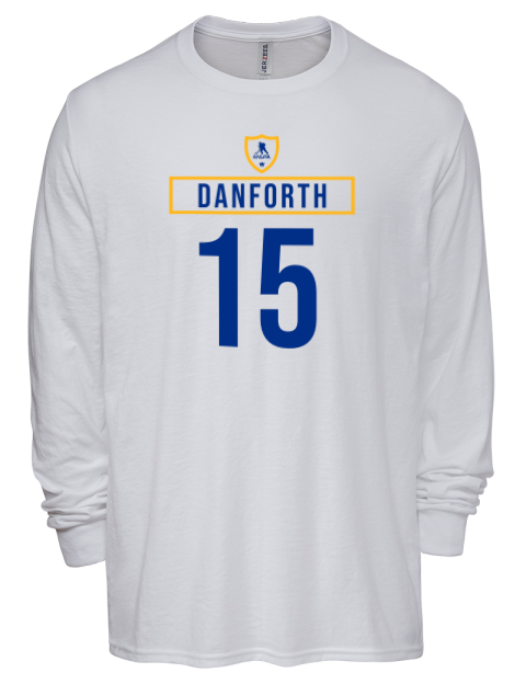 Home Jersey Justin Danforth Men's Premium Blend Long Sleeve-T-Shirt | Swagsta