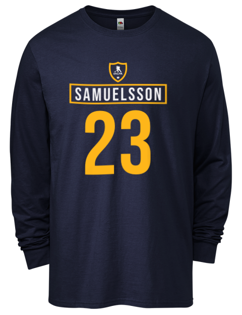 Away Jersey Mattias Samuelsson Men's Long-Sleeve T-Shirt | Swagsta