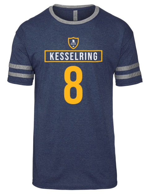 Away Jersey Michael Kesselring Men's Tri-Blend T-Shirt | Swagsta