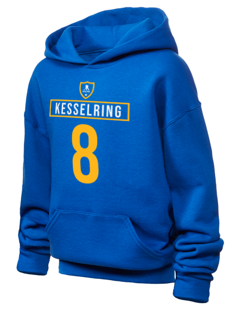 Away Jersey Michael Kesselring Youth Hooded Sweatshirt | Swagsta