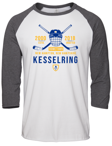Classic Heritage Michael Kesselring Unisex Premium Three-Quarter Raglan T-Shirt | Swagsta