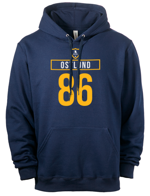 Away Jersey Noah Ostlund Eco Premium Unisex Hooded Sweatshirt | Swagsta
