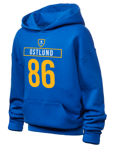 Away Jersey Noah Ostlund Youth Hooded Sweatshirt | Swagsta